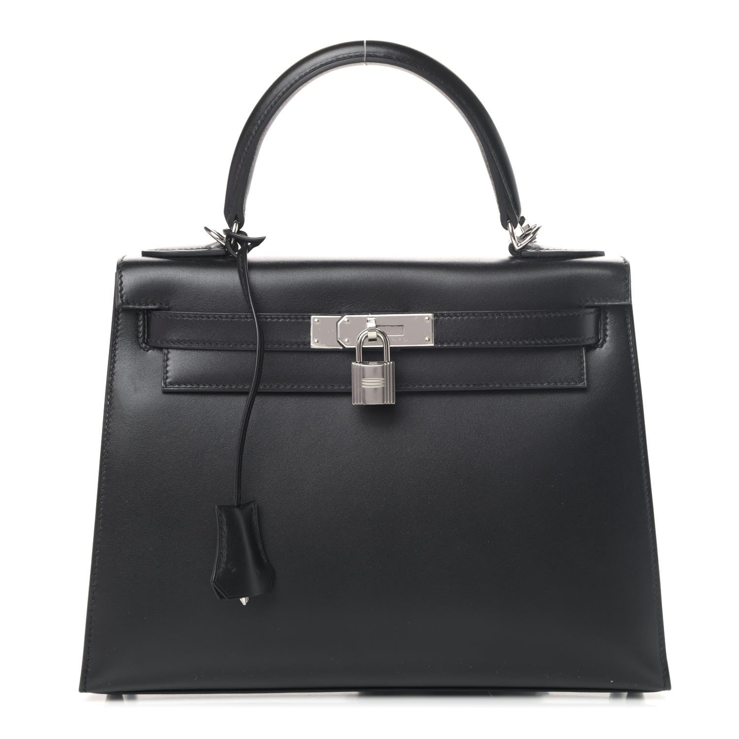 Hermes Tadelakt Kelly Sellier 28 Black 1 of 7