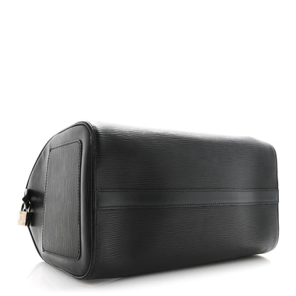 Louis Vuitton Epi Speedy 30 Black 4 of 15