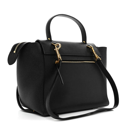 Celine Grained Calfskin Mini Belt Bag Black 3 of 11