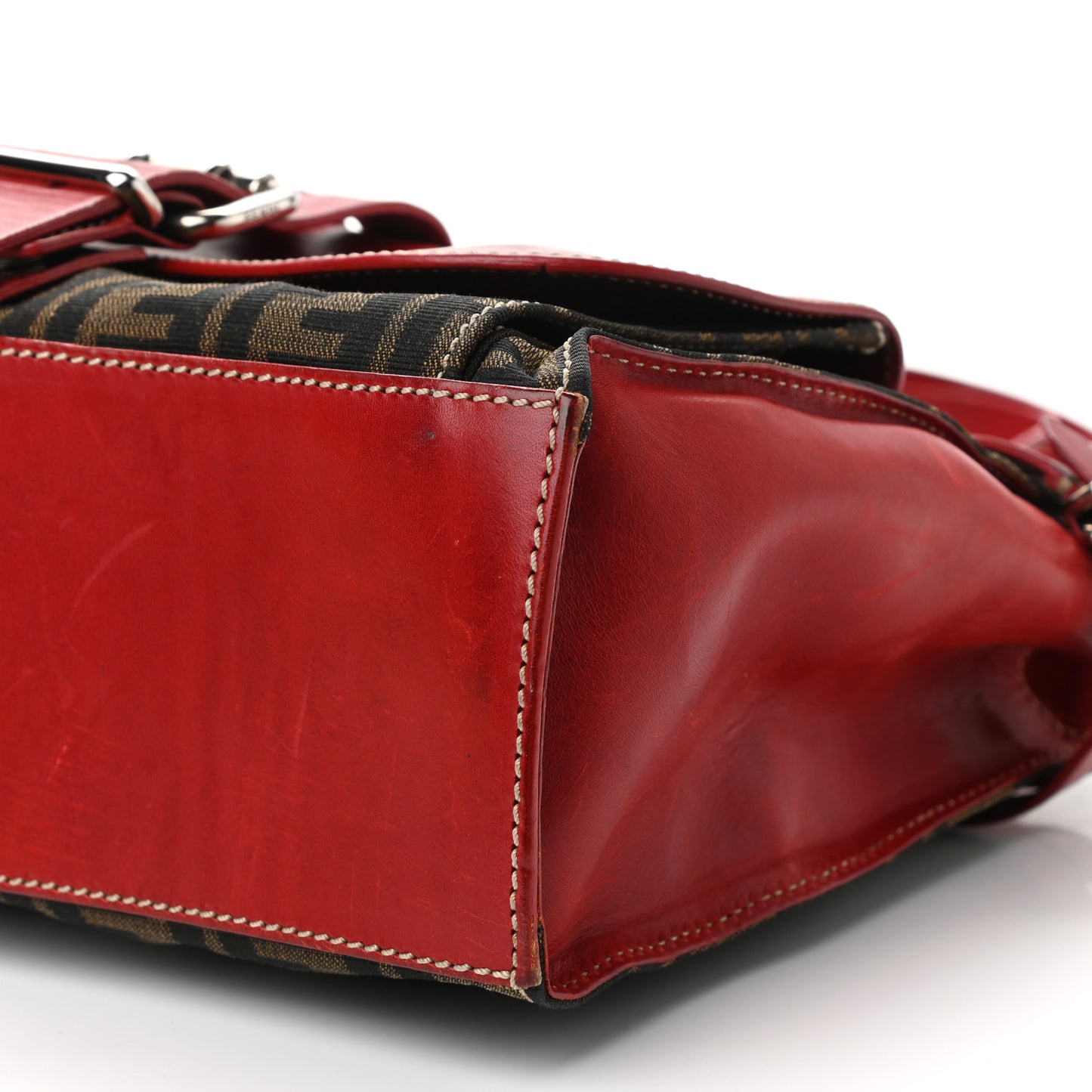 Zucca Pocket Shoulder Bag Tobacco Red