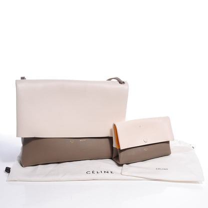 Celine Calfskin All Soft Shoulder Bag Cream 5 of 11