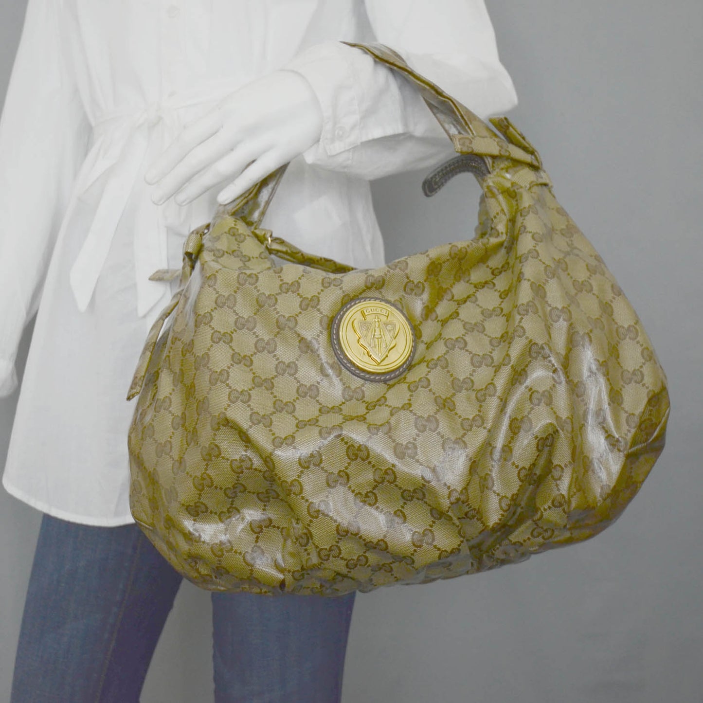 Crystal Monogram Hysteria Hobo