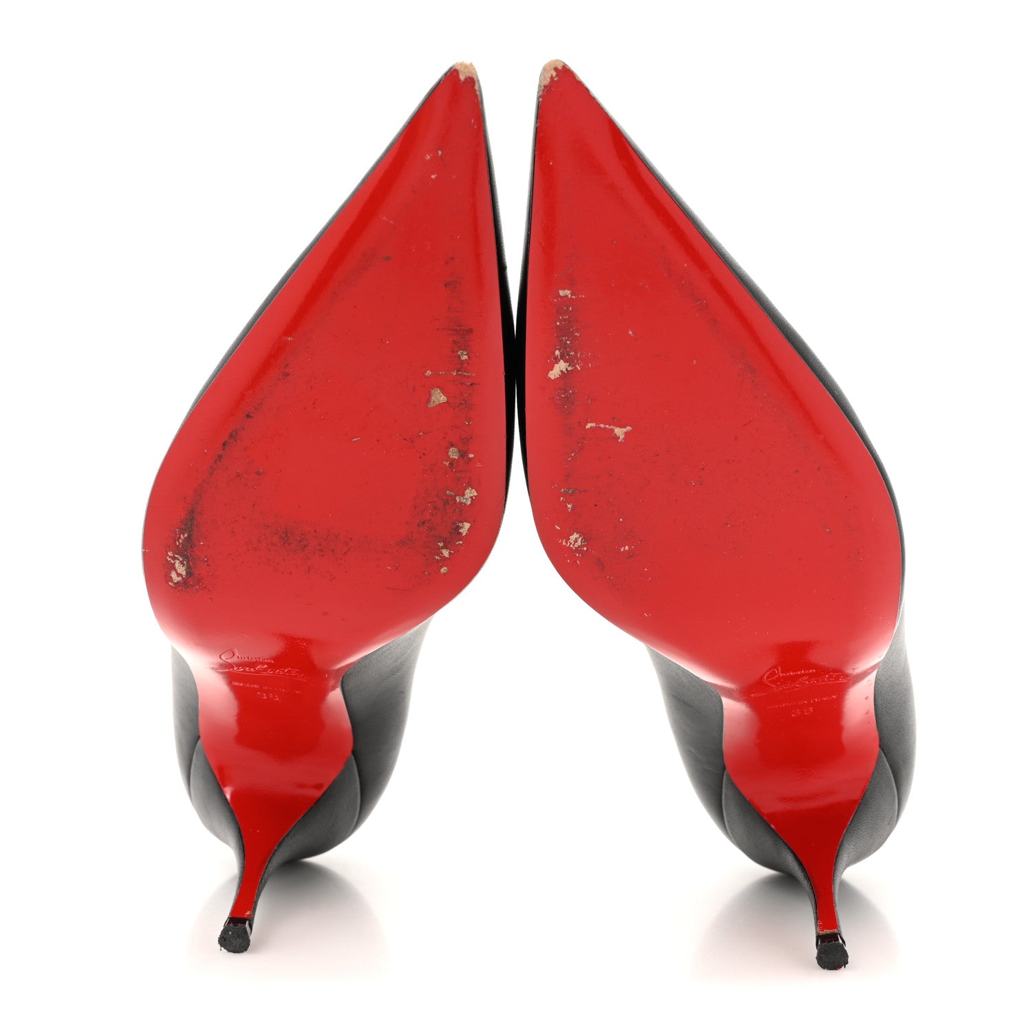 Christian Louboutin Nappa Clare 80 Pumps 38 Black 6 of 10