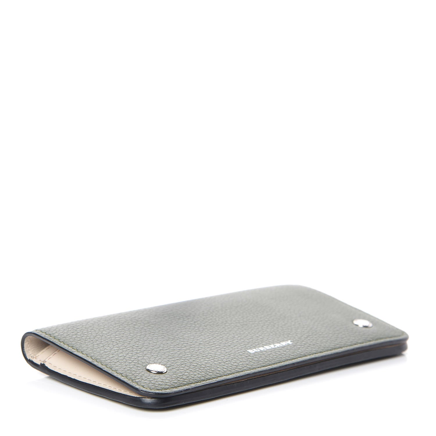 Burberry Calfskin Phone Wallet Sage Green 4 of 9