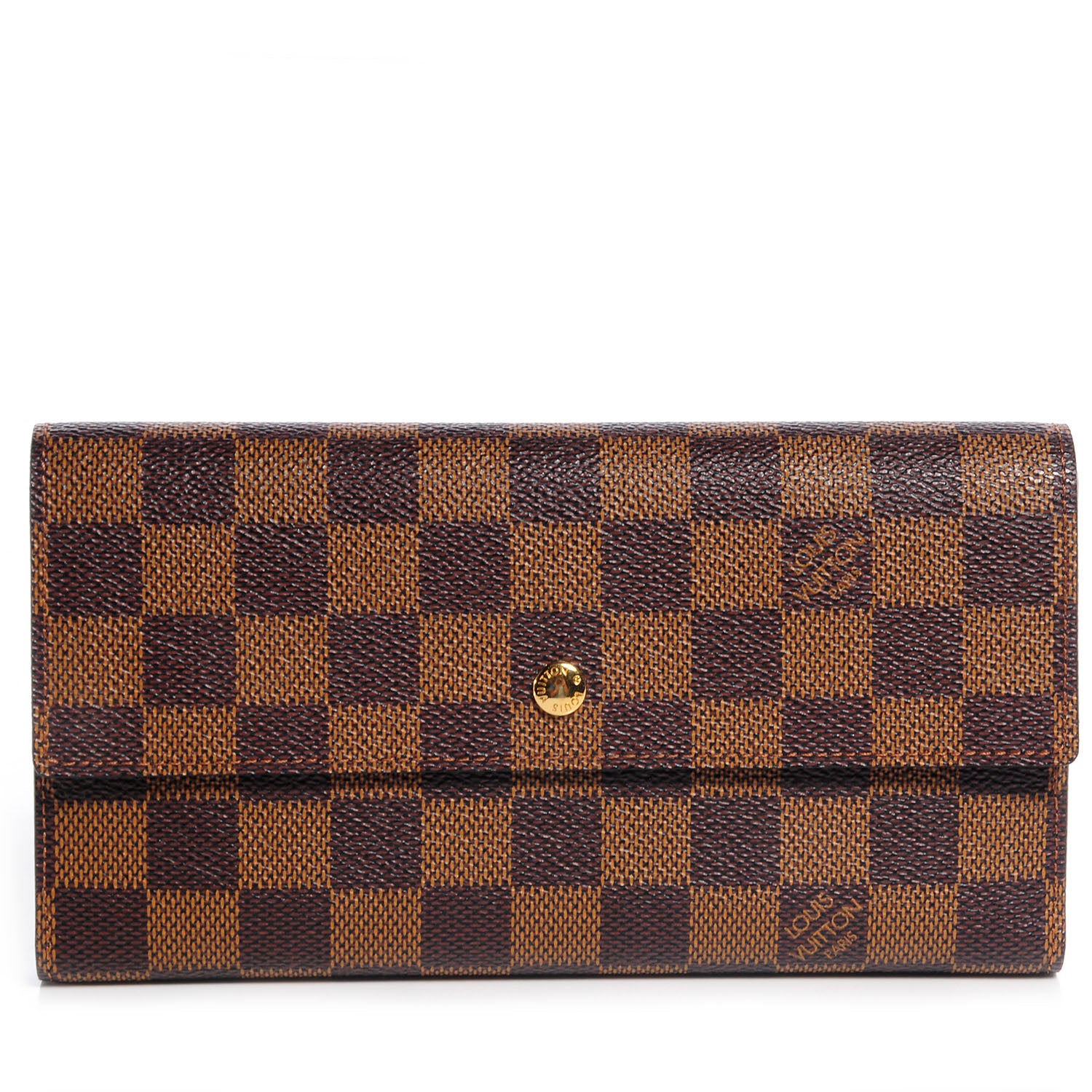 Louis Vuitton Damier Ebene Porte Tresor International Wallet 1 of 7