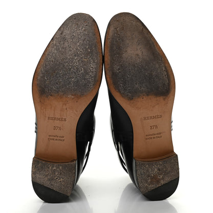 Hermes Calfskin Neo Low Boots 37.5 Black 5 of 10