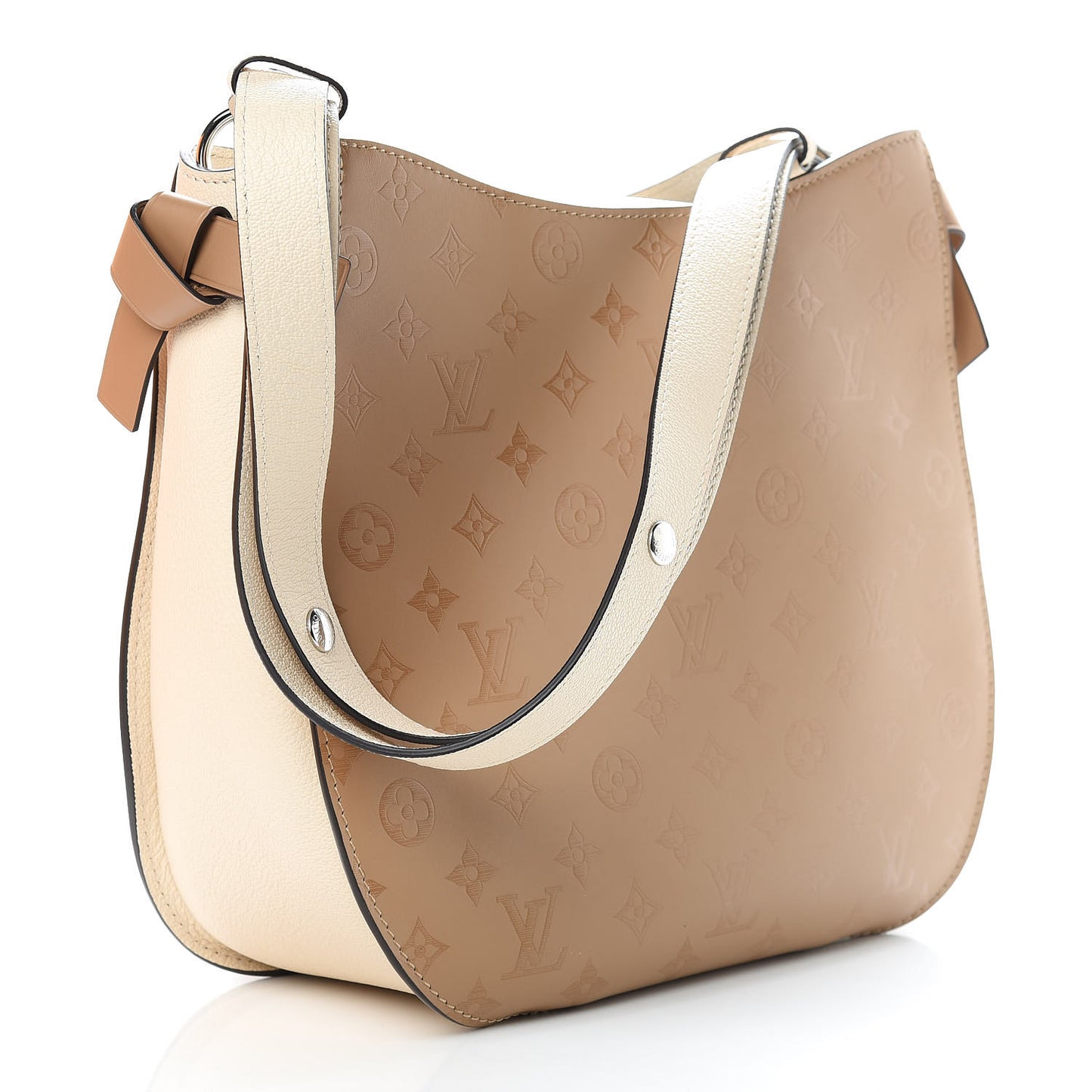 Cuir Plume Cuir Ecume Very Hobo Sesame Creme