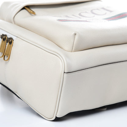 Gucci Calfskin Logo Day Backpack Mystic White 8 of 11