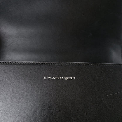 Alexander McQueen Calfskin Knuckle Shoulder Bag Black 6 of 14