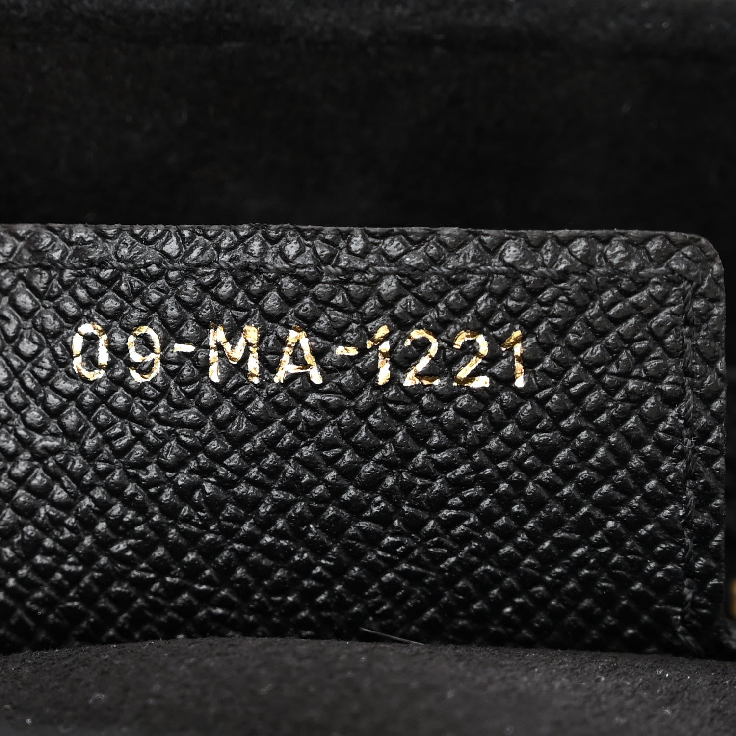 Christian Dior Grained Calfskin Saddle Bag Black 7 of 10