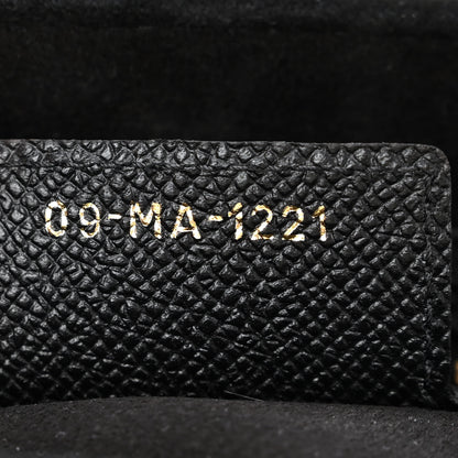 Christian Dior Grained Calfskin Saddle Bag Black 7 of 10