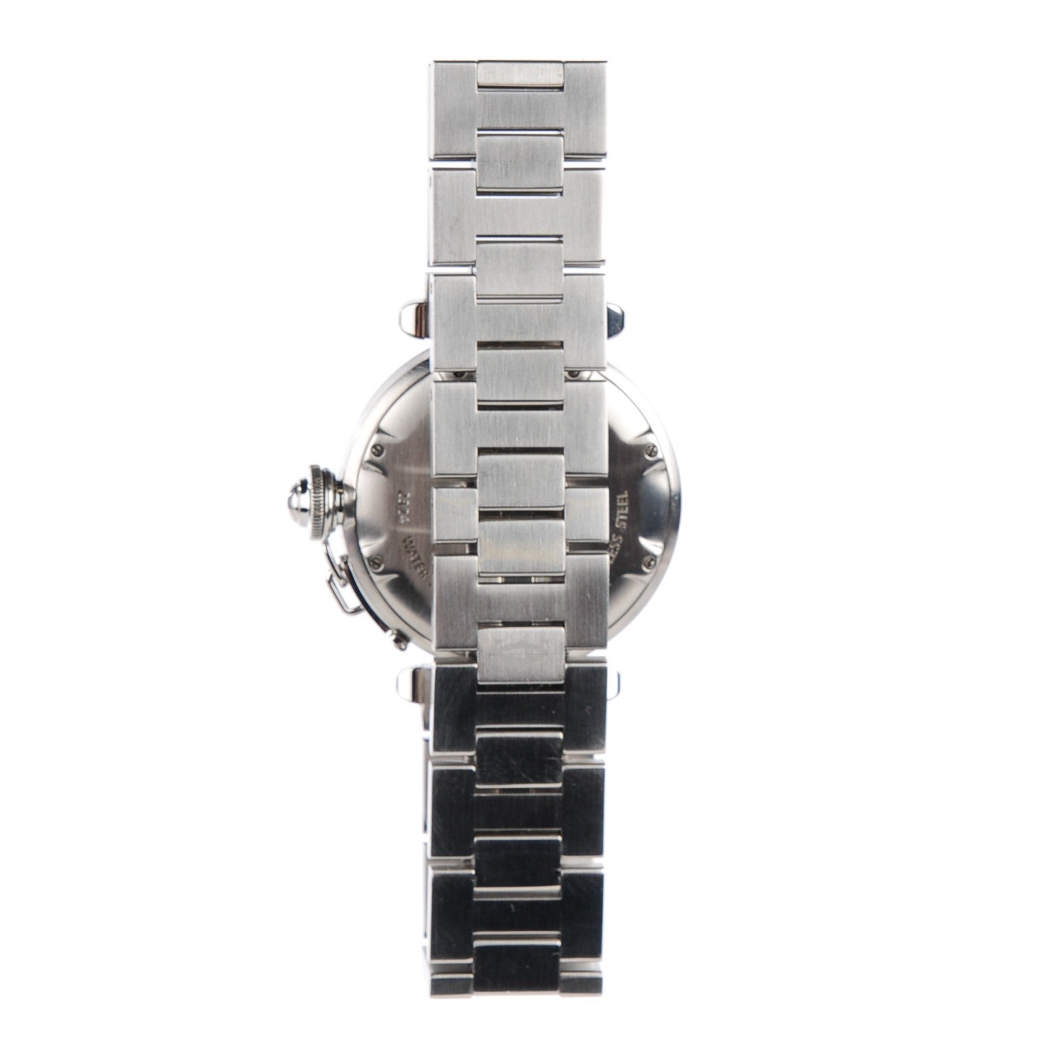 Cartier Stainless Steel 35mm Pasha C Automatic Watch Black 4 of 10