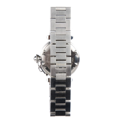 Cartier Stainless Steel 35mm Pasha C Automatic Watch Black 4 of 10