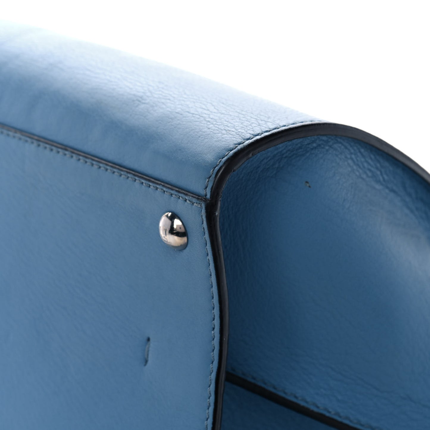 Vitello Dolce Croc Tail Petite 3Jours Tote Light Blue