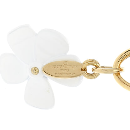 Louis Vuitton Resin Wood Vivienne Bag Charm Key Holder Pink 3 of 5