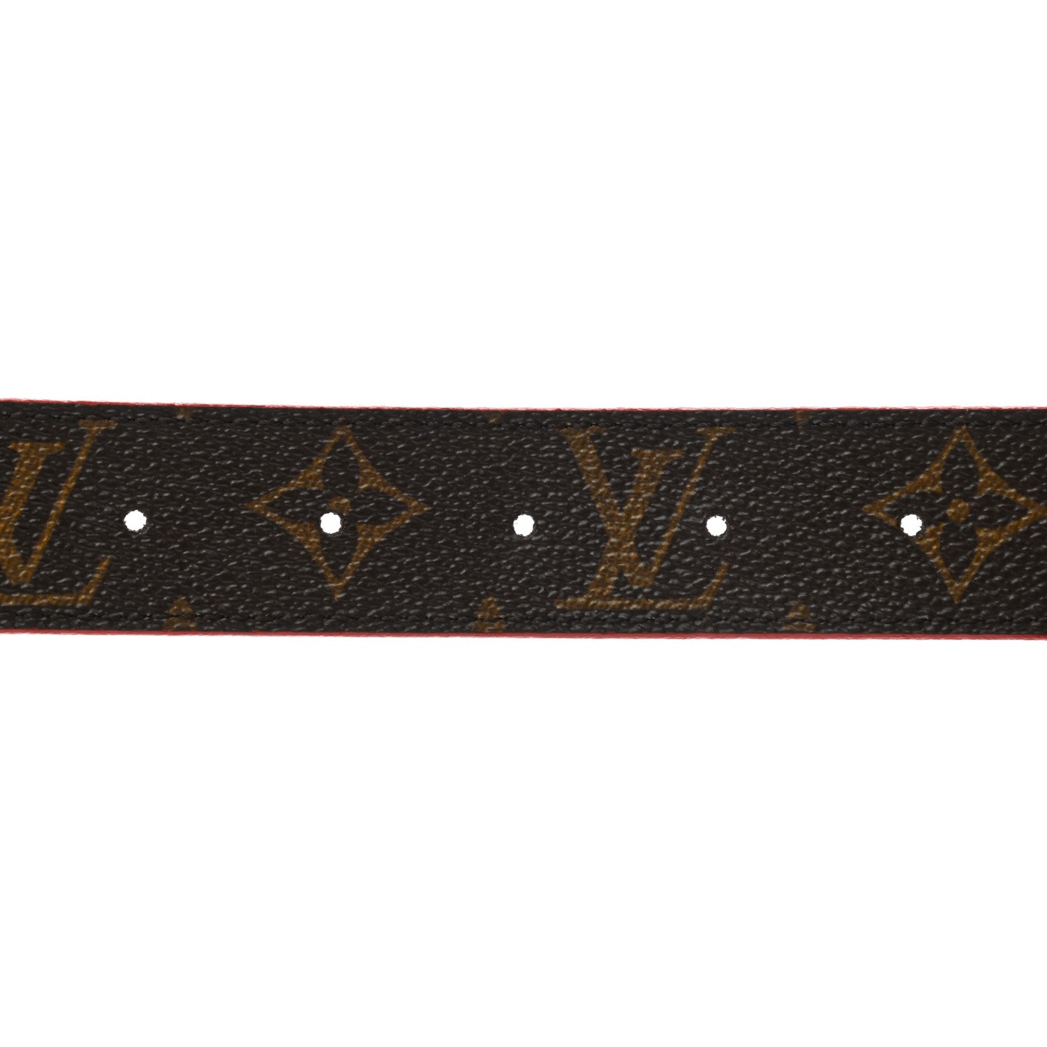 Louis Vuitton Monogram 30mm LV Initiales Reversible Belt 90 36 Coquelicot 5 of 9