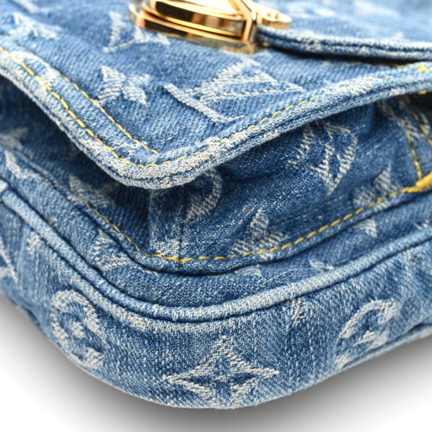 Louis Vuitton Denim Fairfax Pochette Blue 9 of 9