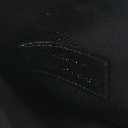 Saint Laurent Smooth Shiny Calfskin Monogram Uptown Pouch Black 9 of 11