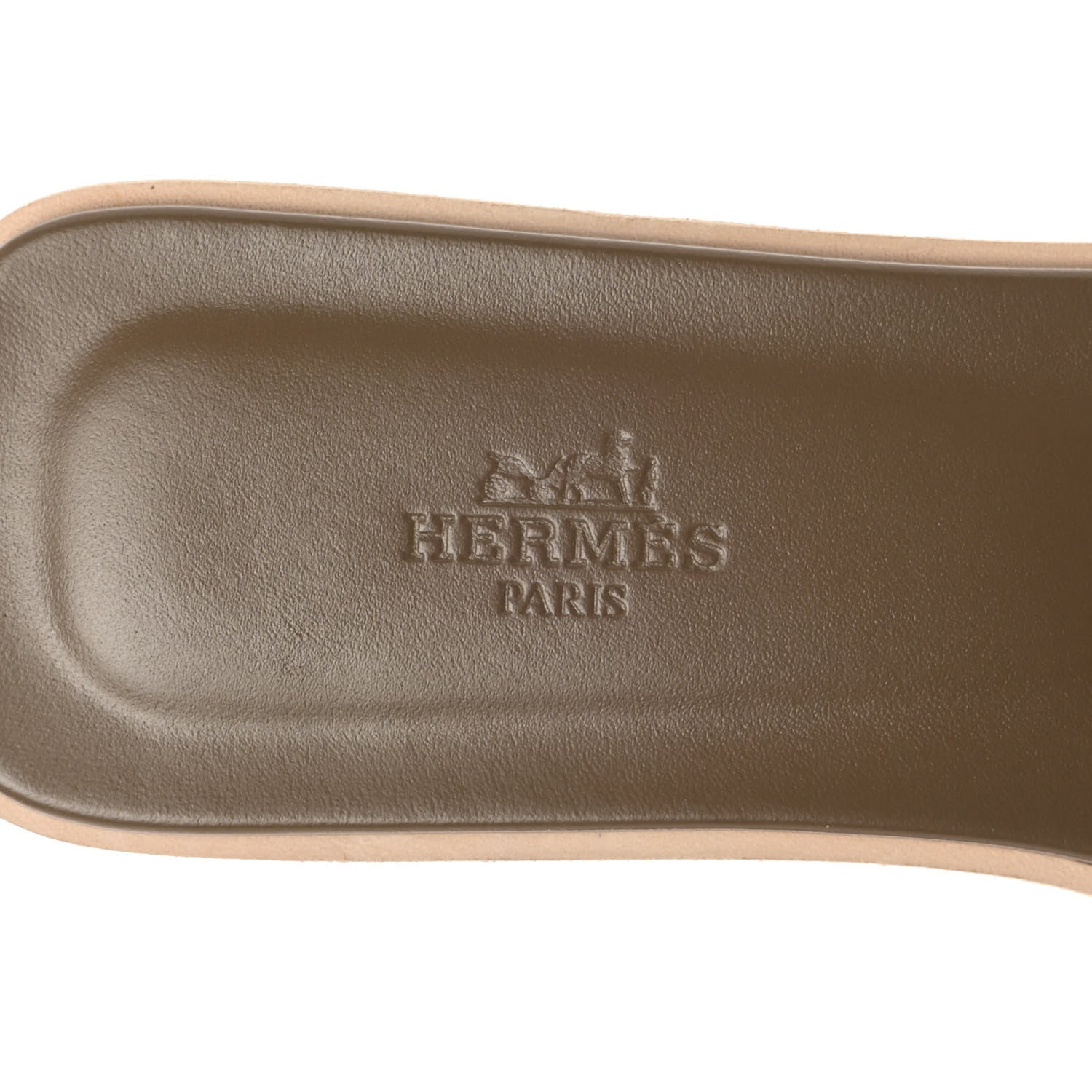 Hermes Epsom Oran Sandals 39 Etoupe 7 of 11