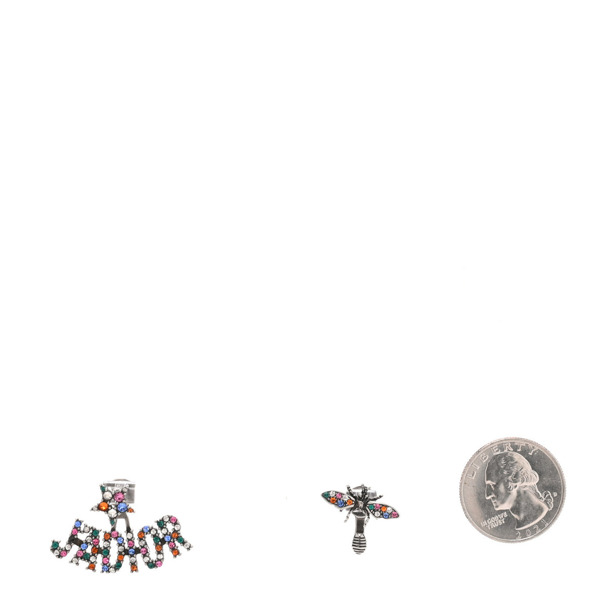 Christian Dior Palladium J'adior Earrings Multicolor 2 of 4