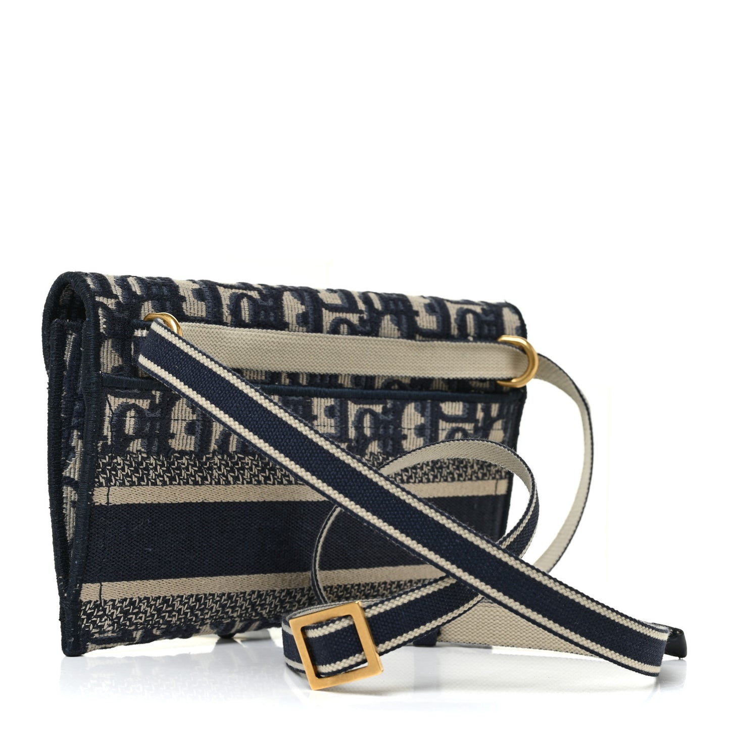 Oblique Slim Saddle Pouch Blue