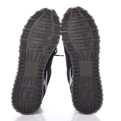 Louis Vuitton Suede Monogram Run Away Sneakers 38.5 Black 5 of 7