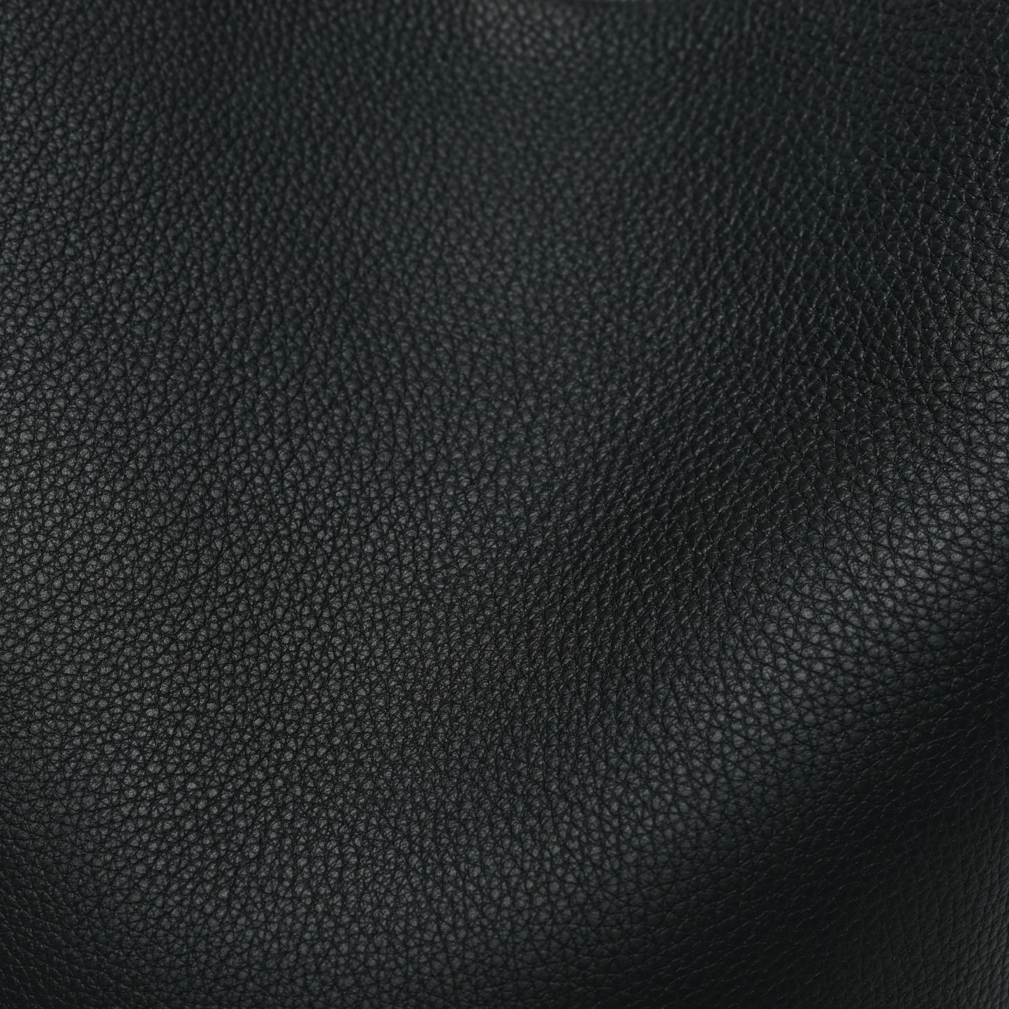 Grained Calfskin Medium N/S Hook Tote Black