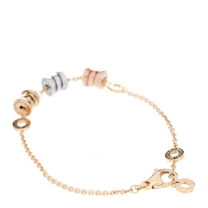 Bulgari 18K Yellow Rose White Gold B.Zero1 Bracelet 3 of 7
