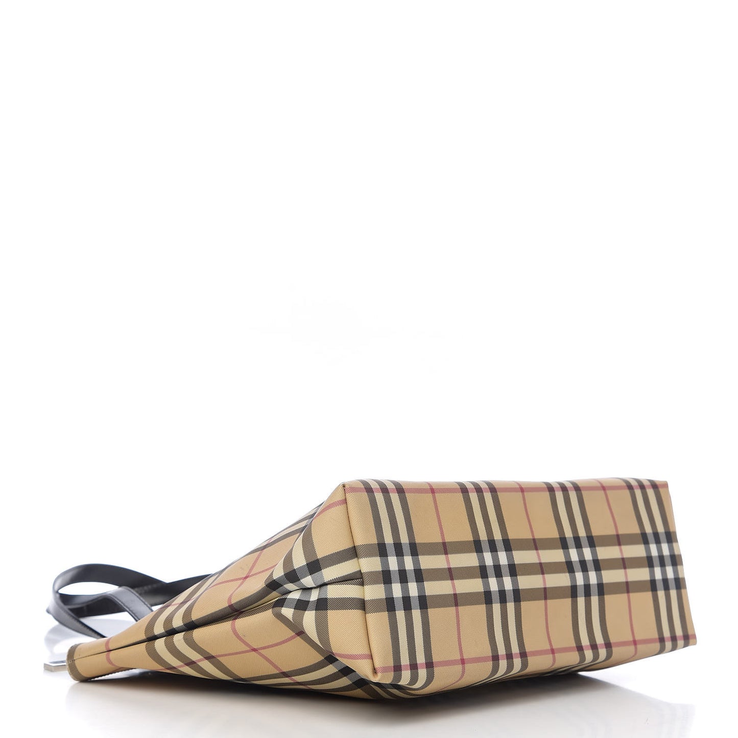 House Check Tote Black