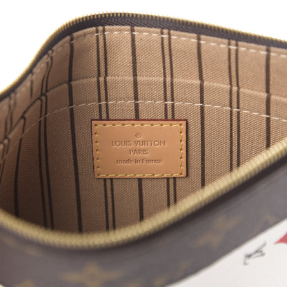 Louis Vuitton Monogram Game On Neverfull MM Pochette 6 of 6