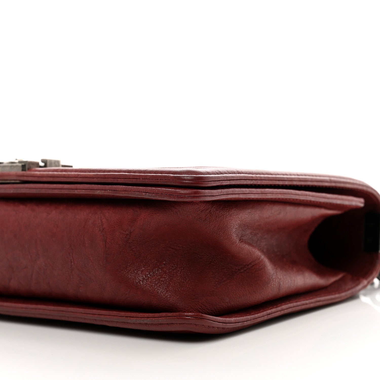 Chanel Crumpled Lambskin New Medium Studded Boy Flap Red 10 of 10