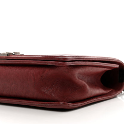 Chanel Crumpled Lambskin New Medium Studded Boy Flap Red 10 of 10