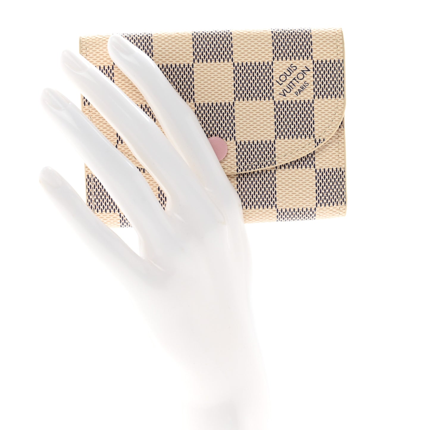 Damier Azur Rosalie Coin Purse Rose Ballerine