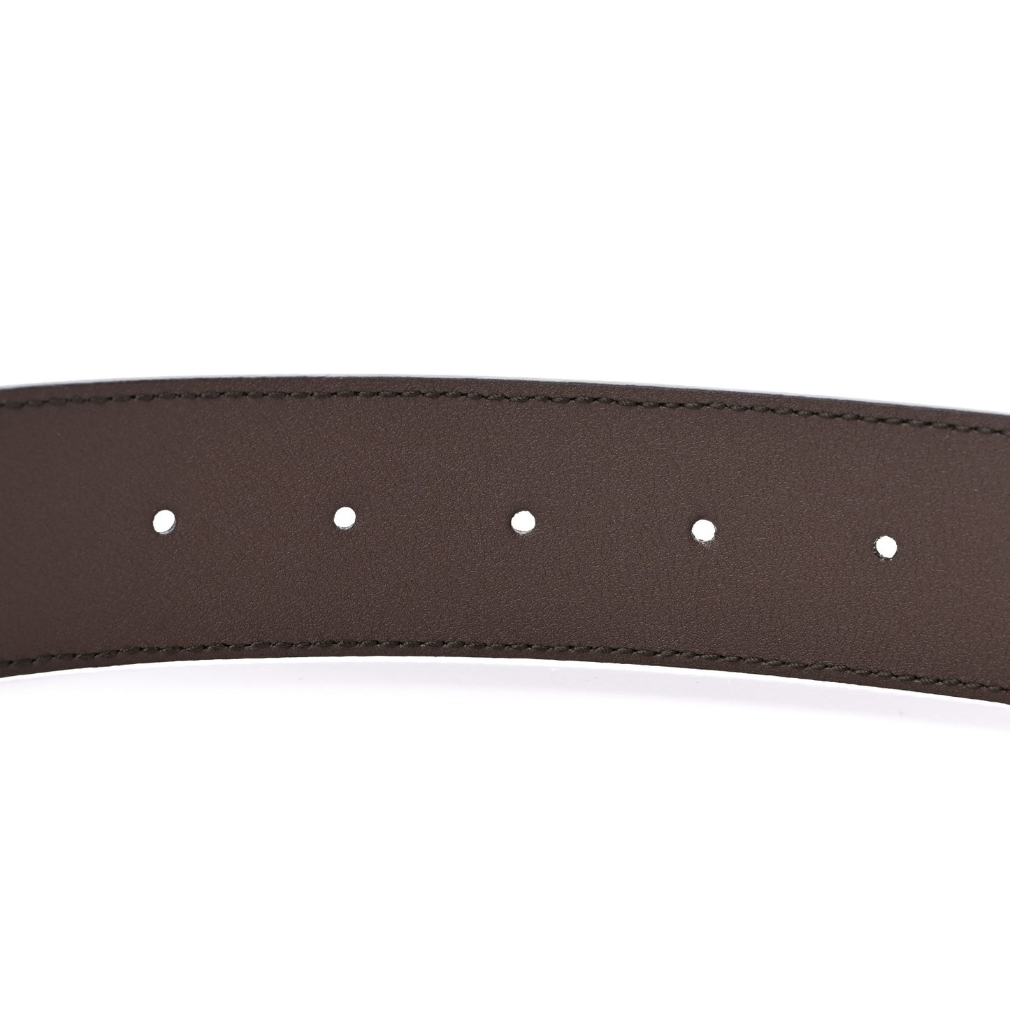 GG Supreme Monogram Textured Dollar Calfskin Blondie 40mm Belt 95 38 Beige Ebony New Acero