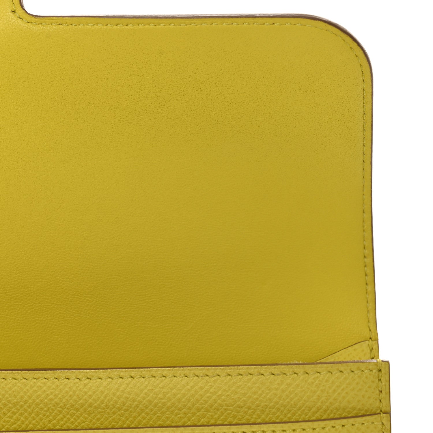 Hermes Epsom Constance Long Wallet Lime 9 of 11