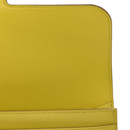 Hermes Epsom Constance Long Wallet Lime 9 of 11