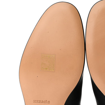 Hermes Calfskin Neo Low Boots 40 Black 9 of 13