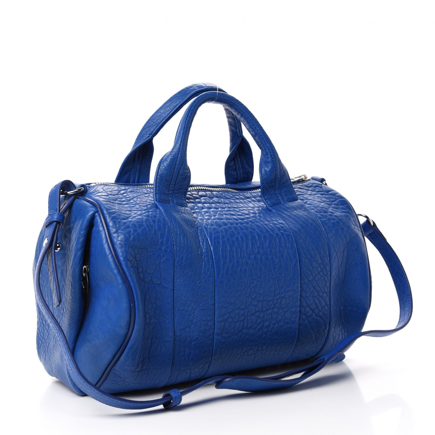 Pebbled Lambskin Rocco Royal Blue