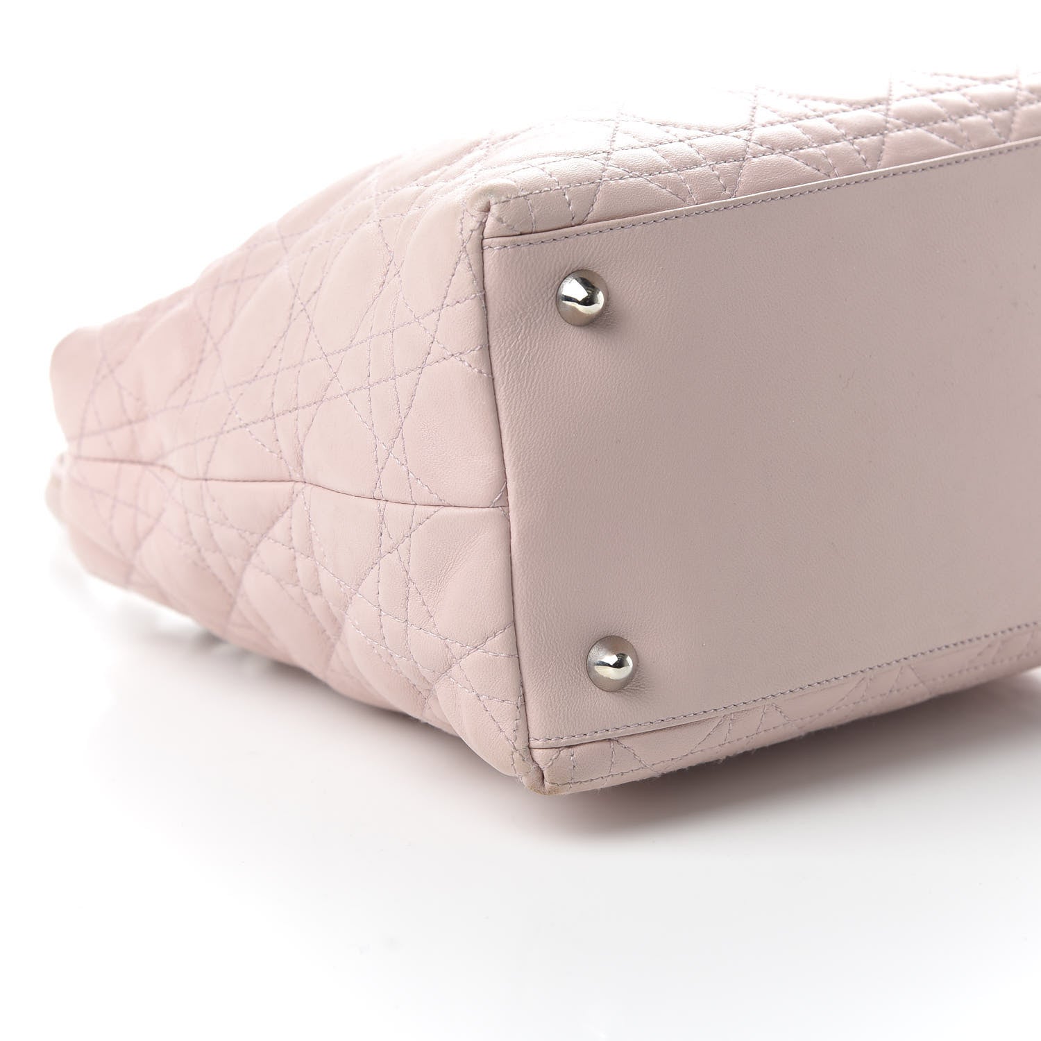 Christian Dior Lambskin Cannage Small Soft Lady Dior Light Pink 6 of 11