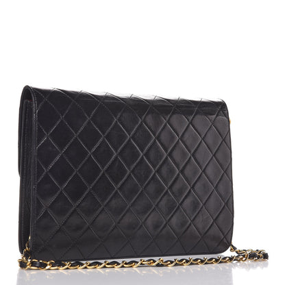 Chanel Lambskin Quilted Medium Single Flap Black 3 of 9