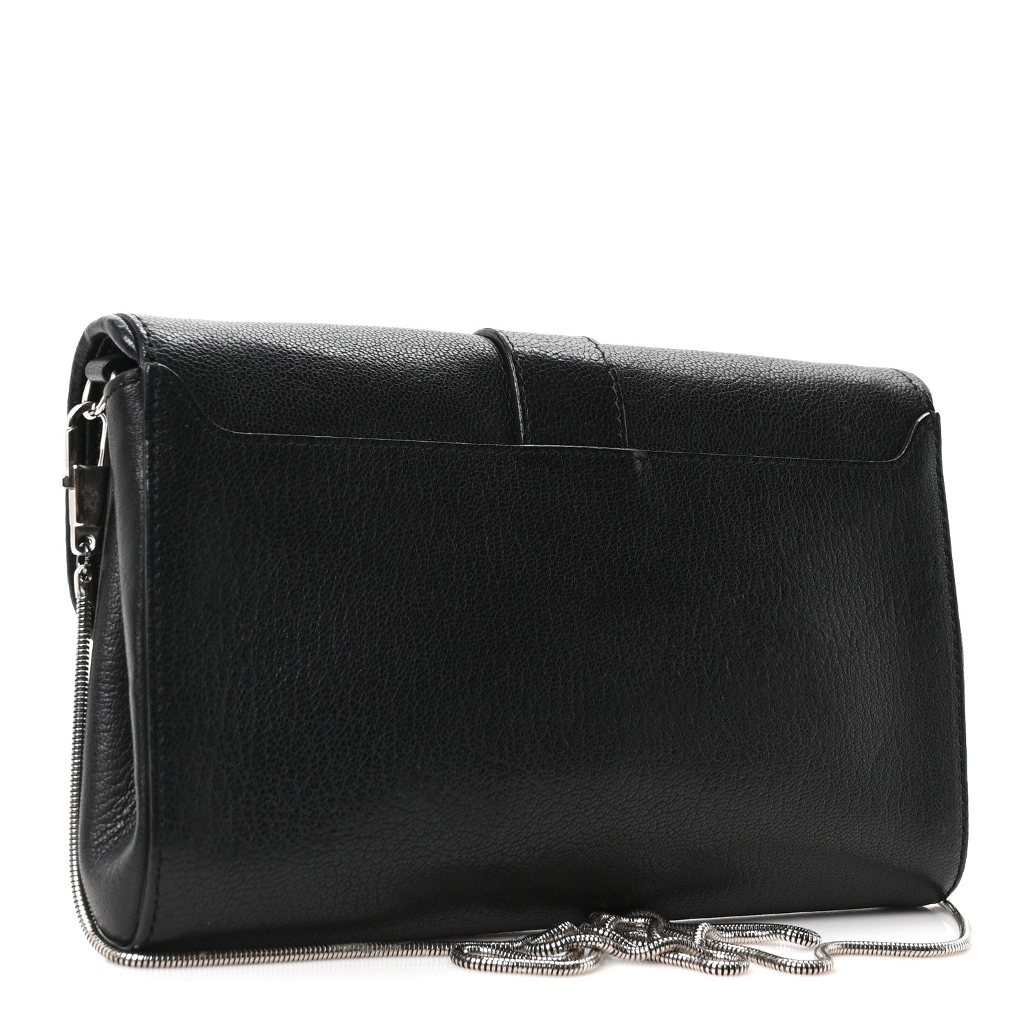 Givenchy Sugar Goatskin Obsedia Chain Shoulder Bag Black 3 of 10