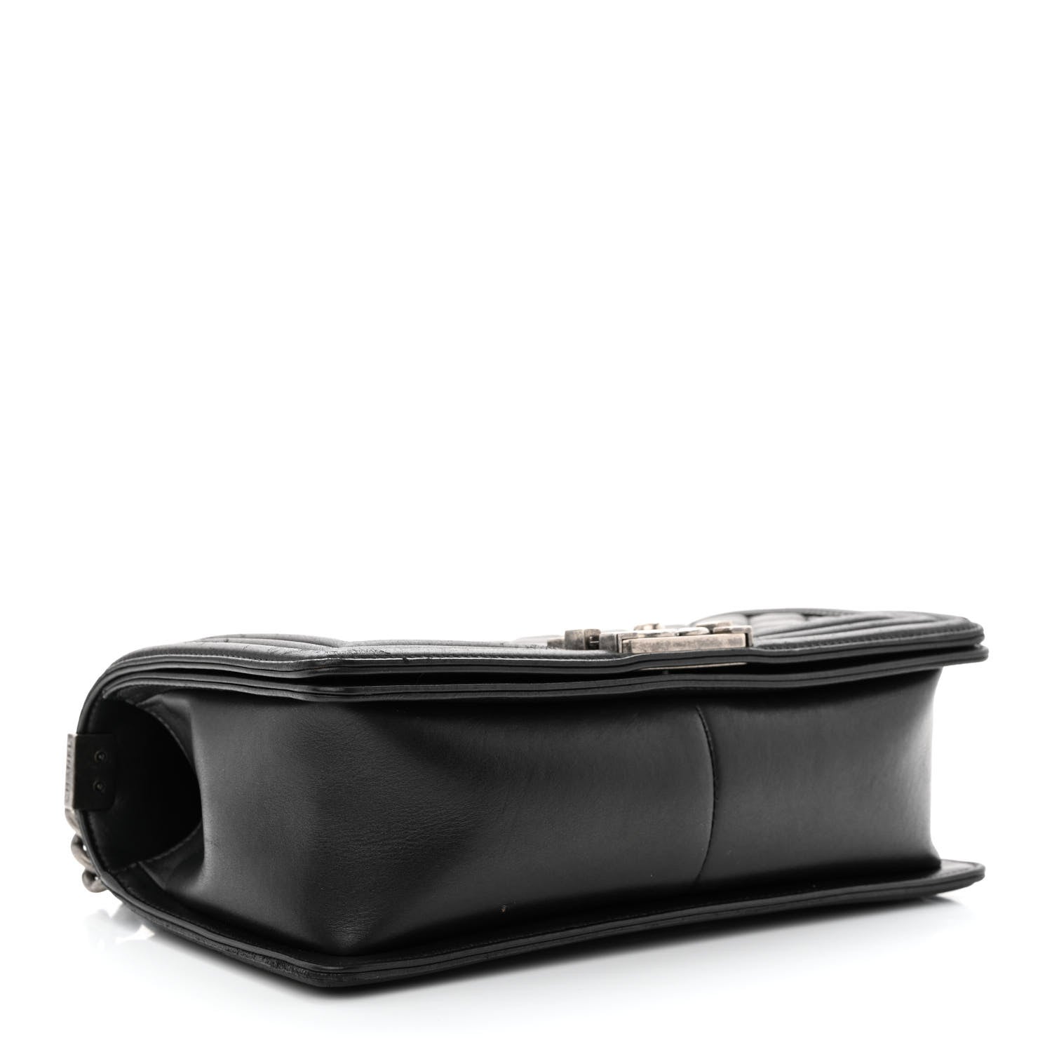 Chanel Calfskin Quilted Medium Boy Flap Black 4 of 12