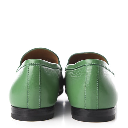 Gucci Malaga Kid Womens Jordaan Loafers 38.5 New Shamarock 7 of 11