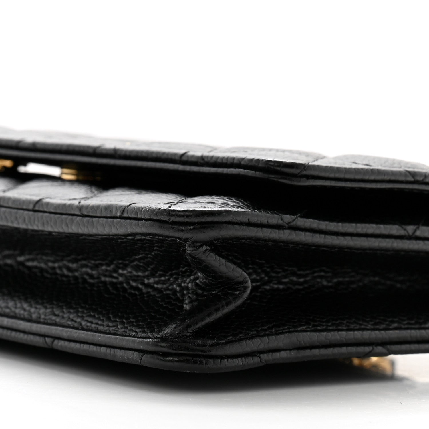 Chanel Caviar Quilted Wallet on Chain WOC Black 11 of 12