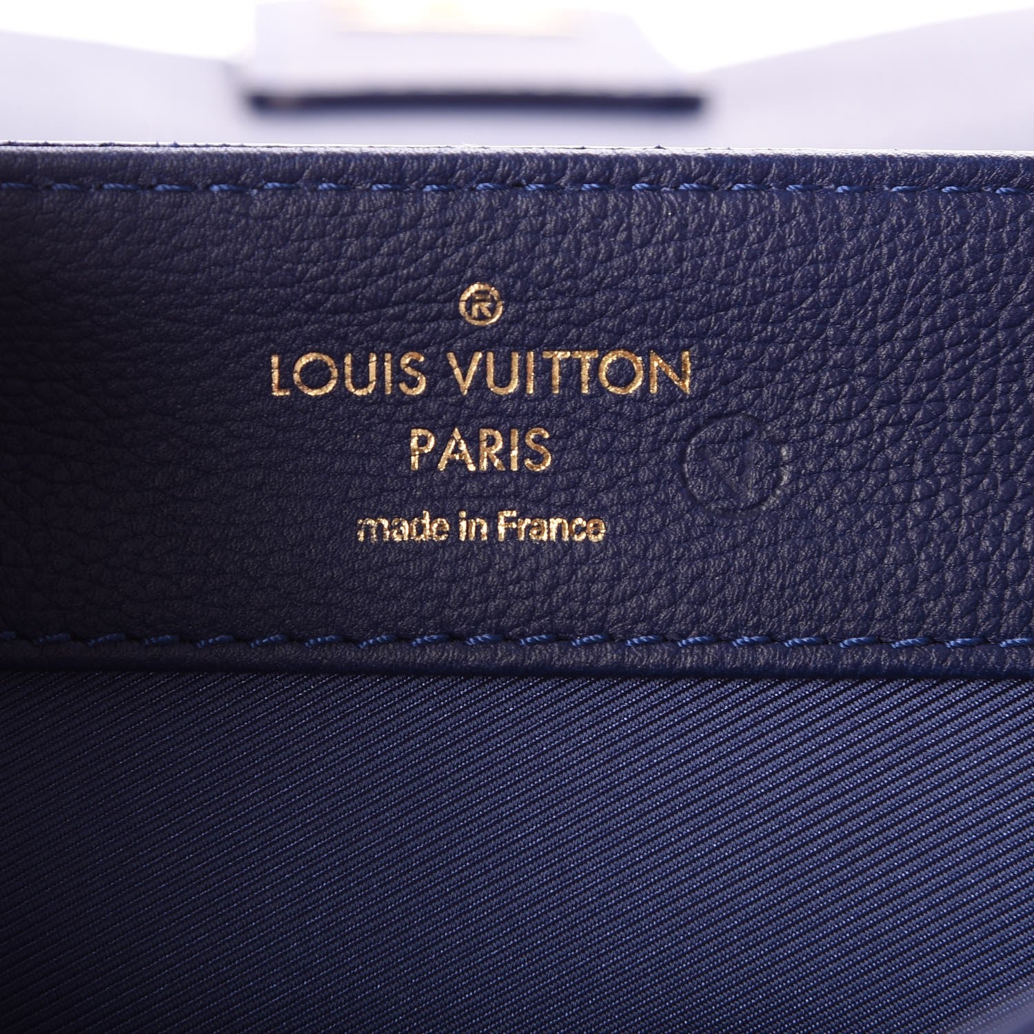 Louis Vuitton Calfskin Lockme PM Iris 6 of 6