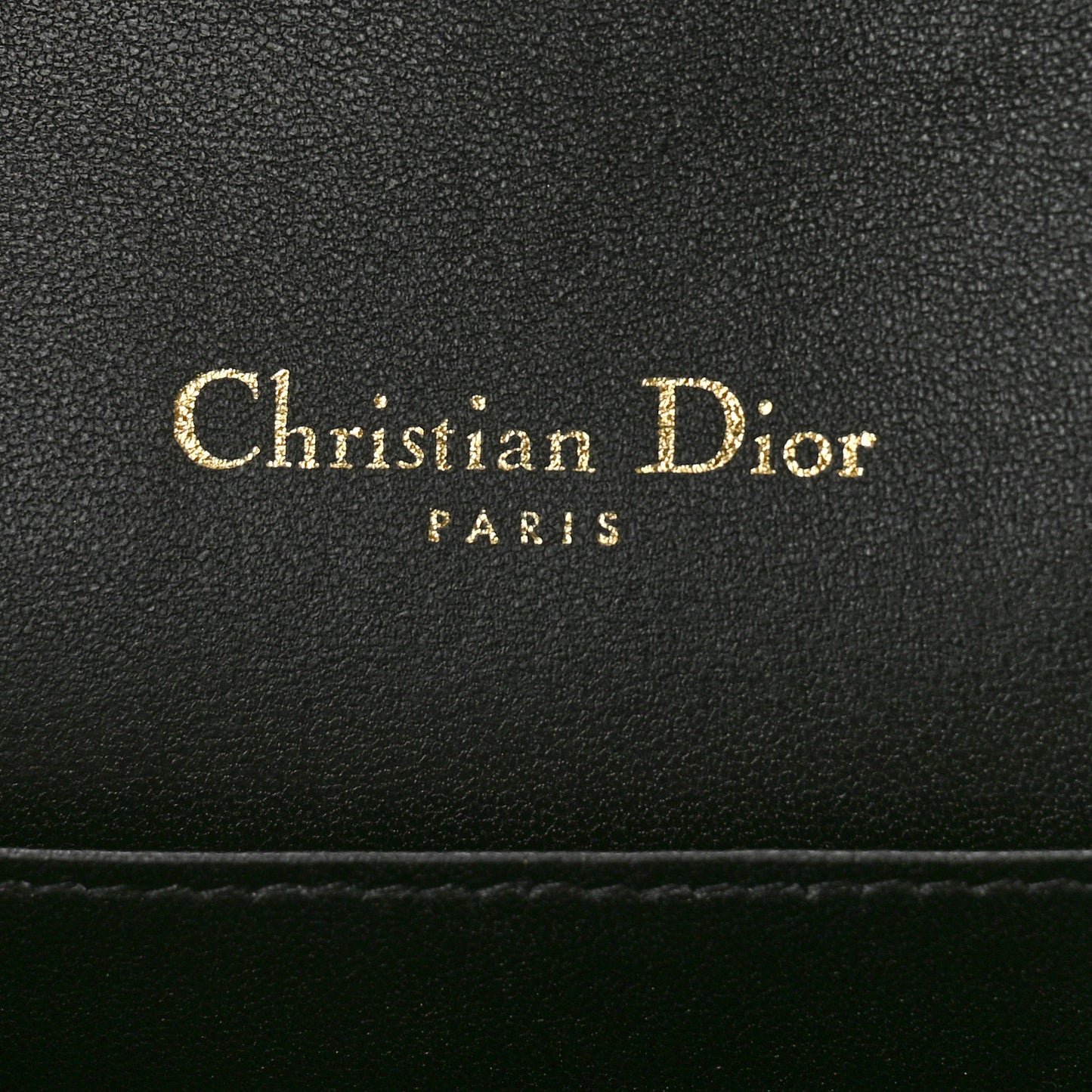 Lambskin Cannage Lady Dior Pouch Black
