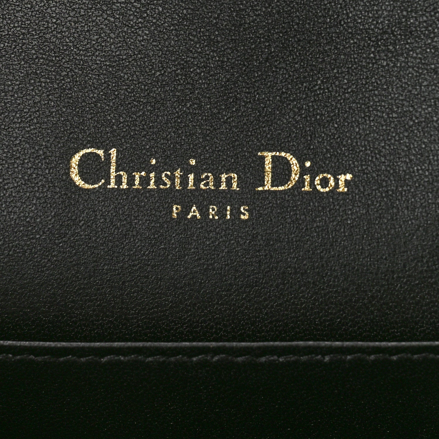 Christian Dior Lambskin Cannage Lady Dior Pouch Black 7 of 11
