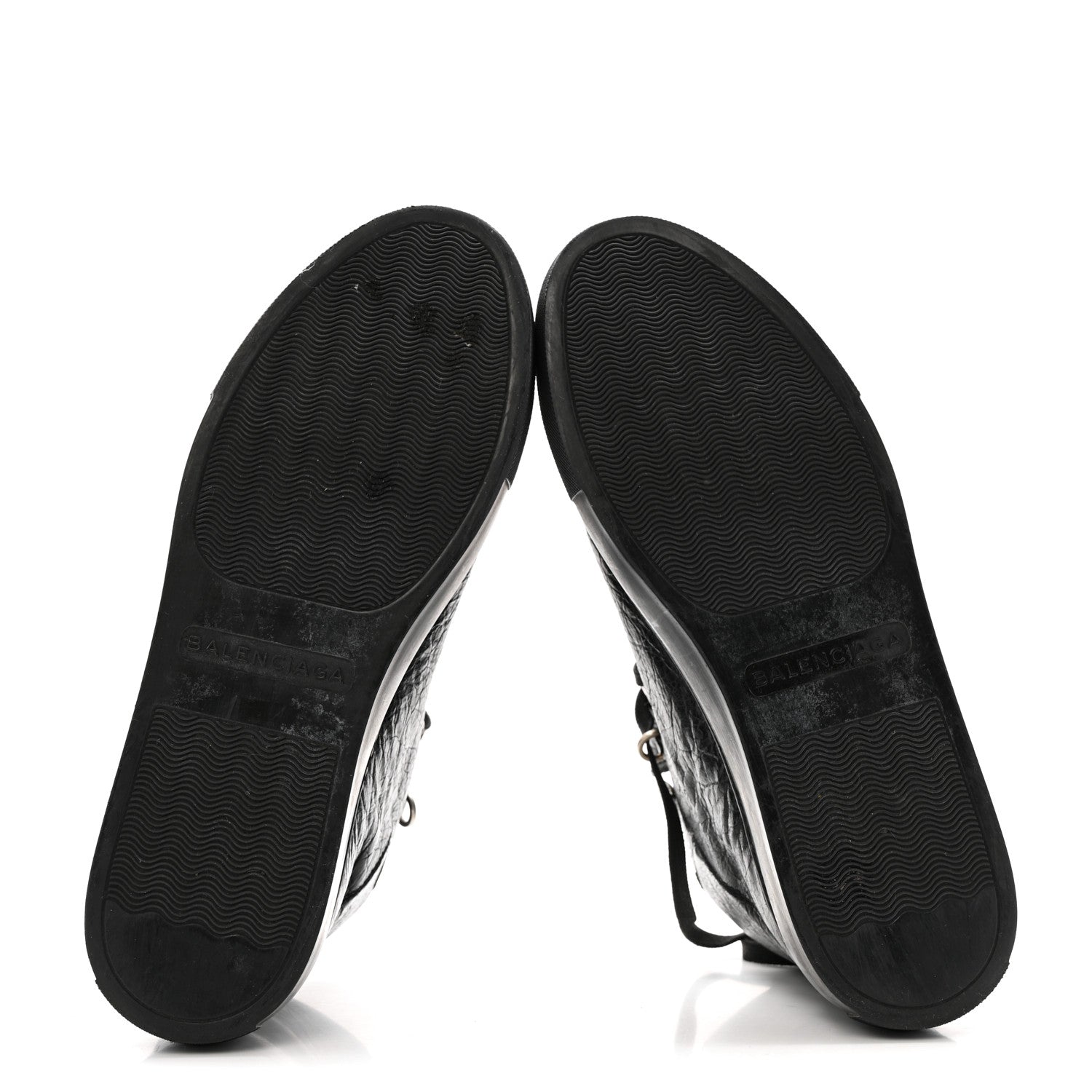 Balenciaga Agneau Arena Opaque Womens High Top Sneakers 41 Black 6 of 12