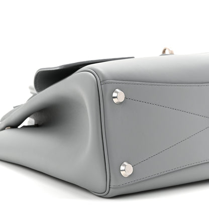 Balenciaga Smooth Calfskin Small Bel Air Carry All Bag Cloud Grey 8 of 9