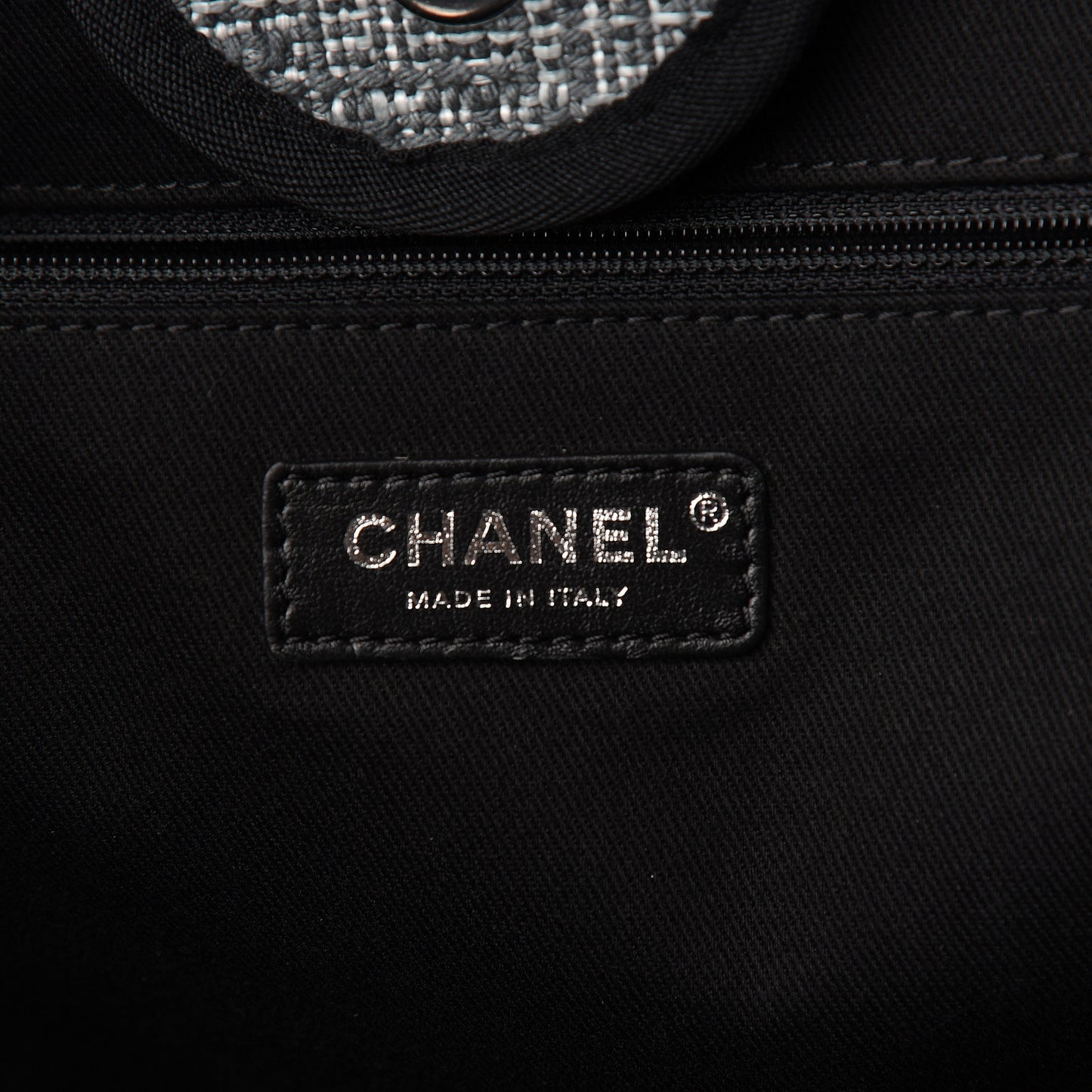 Canvas Large Deauville Tote Charcoal